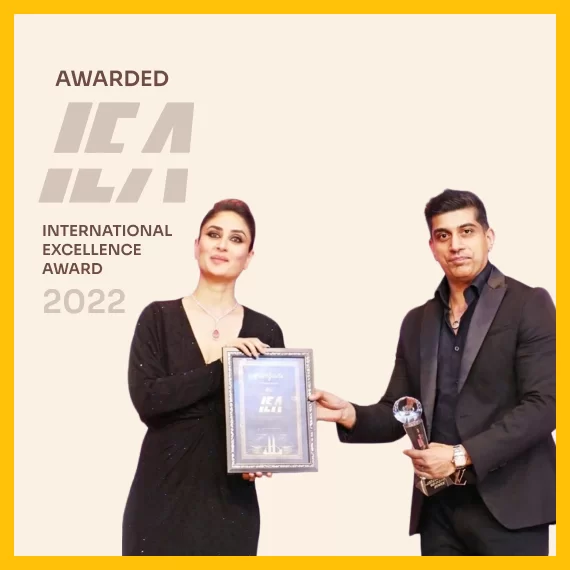 International Excellence Awarded by Kareena Kapoor